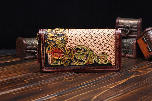 皮雕錢(qián)包ENDH-003——恩典皮具背包案例 皮雕錢(qián)包ENDH-003——恩典皮具背包案例